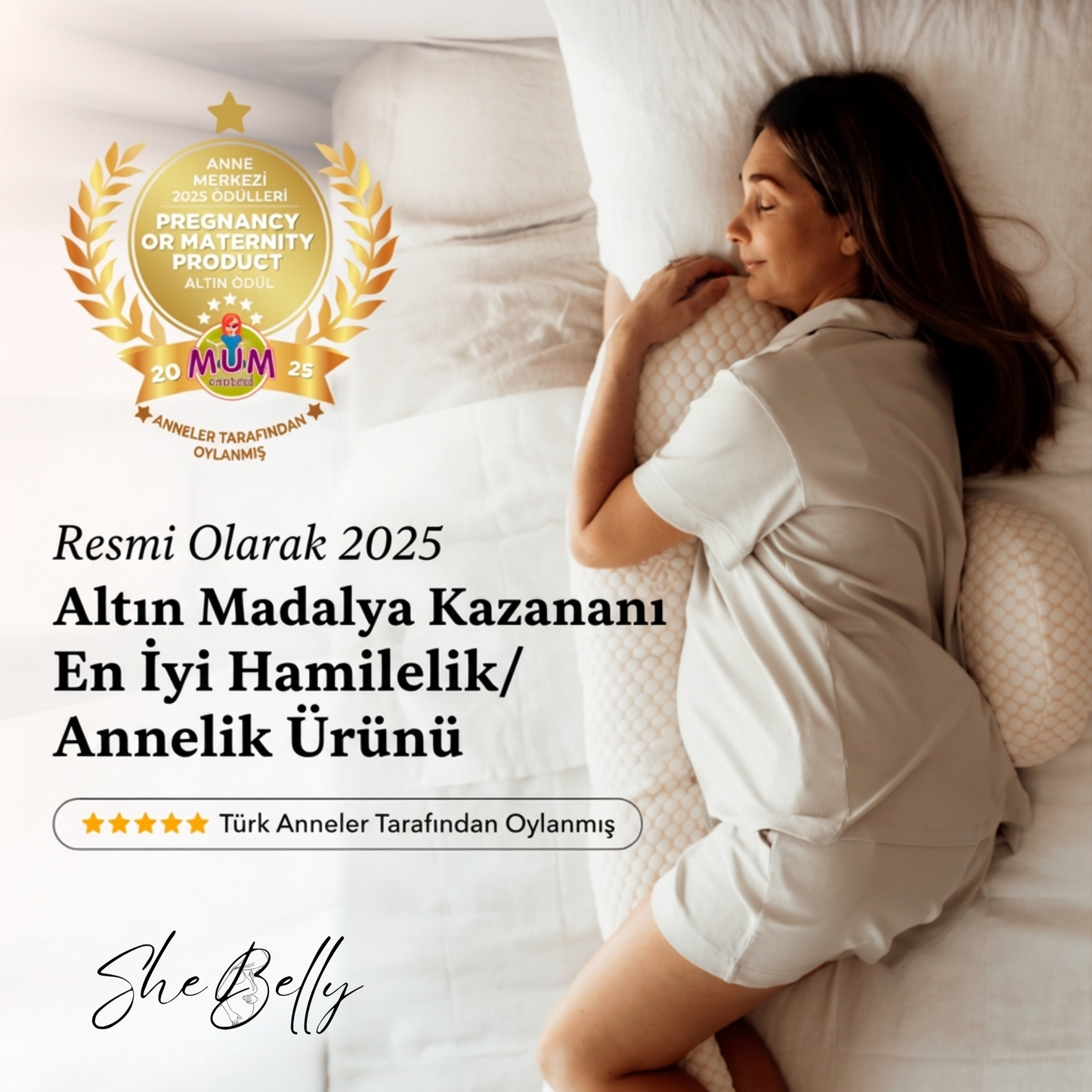 SheBelly - 3'ü 1 arada hamile yastığı