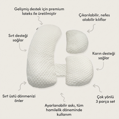 SheBelly - 3'ü 1 arada hamile yastığı